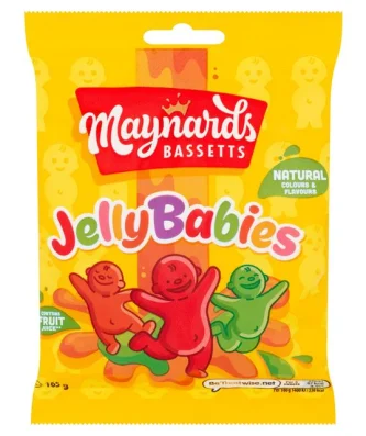 Maynards Bassetts Jelly Babies Sweets Bag 165g