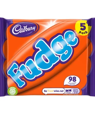 Cadbury Fudge 5 per pack