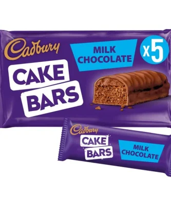 Cadbury Milk Chocolate Cake Bars 5 x 24g
