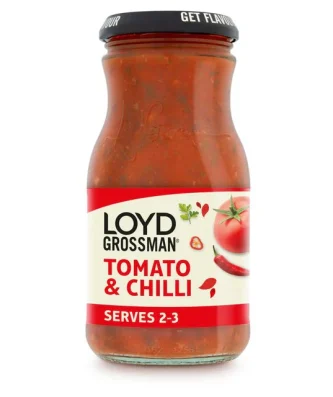 Loyd Grossman Tomato & Chilli Pasta Sauce 350g