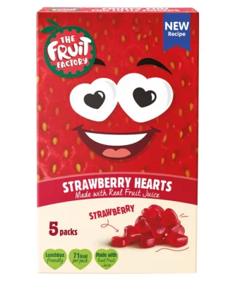 The Fruit Factory Hearts 5 x 20g