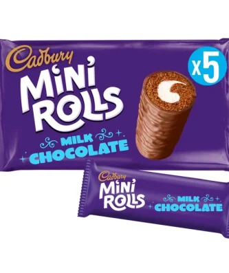 Cadbury Chocolate Mini Rolls 5 per pack