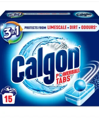 Calgon 3-in-1 Washing Machine Water Softener Tablets 15 per pack