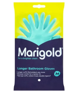 Marigold Medium Bathroom Gloves 1pair