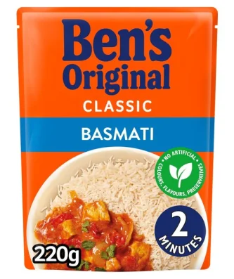 Uncle Bens Basmati Microwave Rice 250g