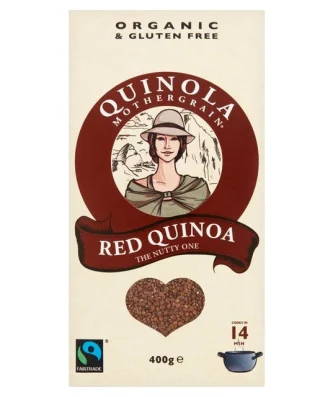 Quinola Organic Fairtrade Red Quinoa 400g