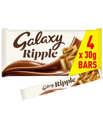 Galaxy Ripple Chocolate Multipack 4 per pack