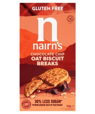 Nairns Gluten Free Chocolate Biscuit Break 160g