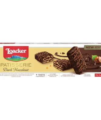 Loacker Dark Chocolate Hazelnut Biscuits 100g