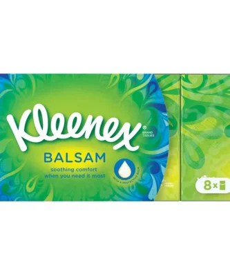 Kleenex Balsam Pocket Pack Tissues 8 x 9 per pack