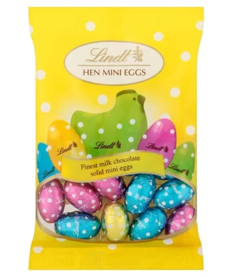 Lindt Easter Milk Chocolate Hen Mini Eggs 90g