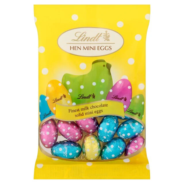 Lindt Easter Milk Chocolate Hen Mini Eggs 90g