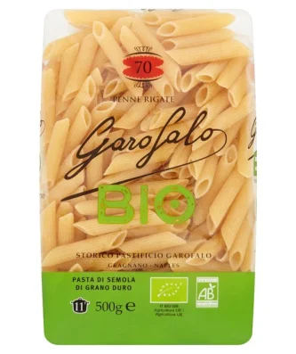 Garofalo Organic Penne Ziti Rigate Pasta 500g