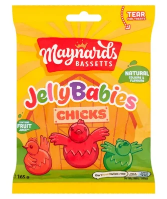 Maynards Bassetts Easter Jelly Babies Chicks 130g