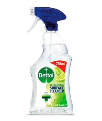 Dettol Anti Bacterial Cleanser Spray Lime & Mint 750ml