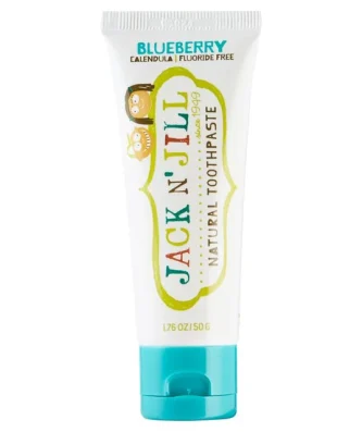 Jack N' Jill Organic Blueberry Toothpaste with Natural Flavouring 50ml