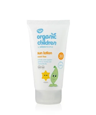 Green People Organic Children Suncream SPF 30 Scent Free 150ml