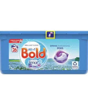 Bold All-in-1 Pods Washing Capsules Spring Awakening 26 Washes