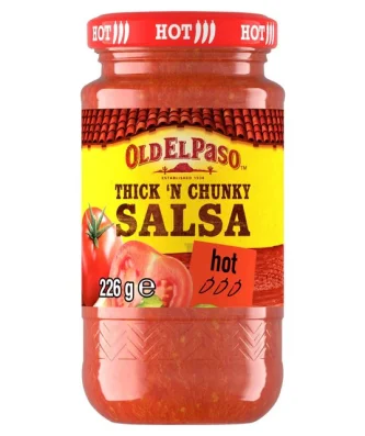 Old El Paso Thick & Chunky Hot Salsa 226g