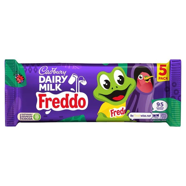 Cadbury Dairy Milk Chocolate Freddo Multipack 5 per pack