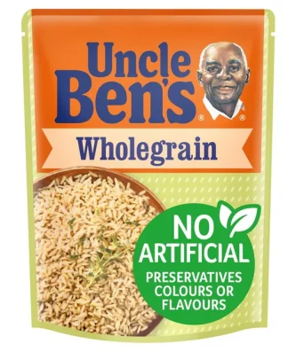Uncle Bens Wholegrain Brown Microwave Rice 250g
