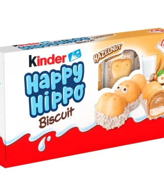 Kinder Happy Hippo Milk & Hazelnut Biscuits 5 per pack