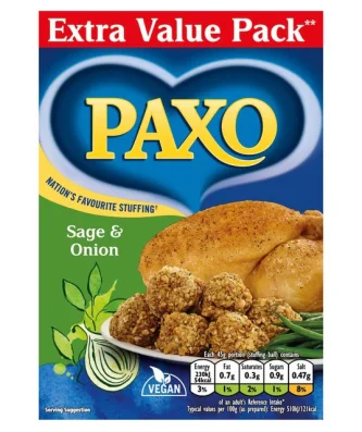 Paxo Sage & Onion Stuffing for Chicken 340g - Special Offer