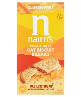 Nairn's Gluten Free Stem Ginger Biscuit Break 160g