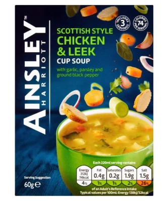 Ainsley Harriott Scottish Chicken & Leek Cup Soup 60g