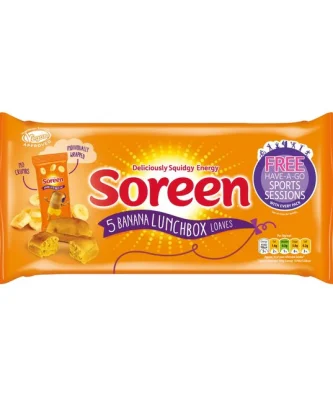 Soreen Individual Banana Lunchbox Loaves 5 x 30g