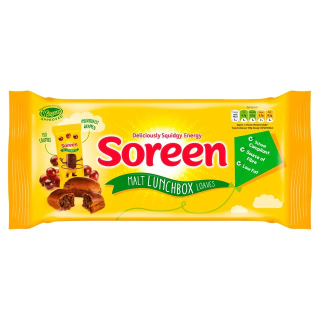 Soreen Individual Malt Lunchbox Loaves 5 per pack