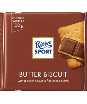 Ritter Sport Butter Biscuit Milk Chocolate 100g