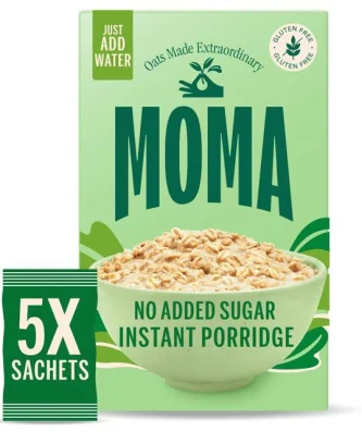 Moma Gluten Free Porridge Plain No Added Sugar 5 per pack