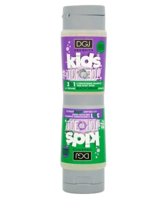 DGJ Organics Kids Top to Toe Shampoo & Body Wash Apple & Blackcurrant 250ml