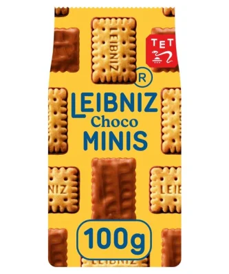 Bahlsen Leibniz Minis Milk Chocolate Butter Biscuits 100g