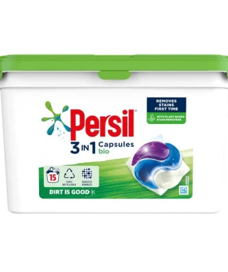 Persil 3 in 1 Laundry Washing Capsules Bio 15 per pack
