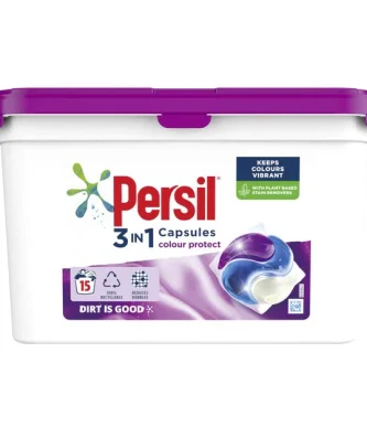 Persil 3 in 1 Laundry Washing Capsules Colour Protect 15 per pack