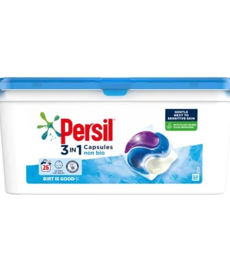 Persil 3 in 1 Laundry Washing Capsules Non Bio 26 per pack