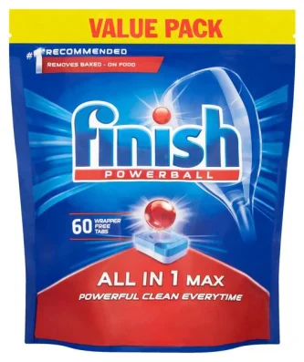 Finish All in 1 Max Dishwasher Tablets Original 60 per pack