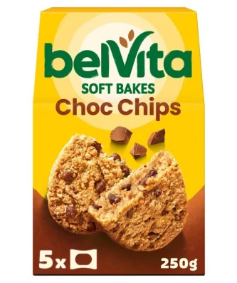 Belvita Choc Chips Soft Bakes Breakfast Biscuits 5 per pack