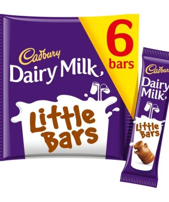 Cadbury Dairy Milk Little Bars Chocolate 6 per pack