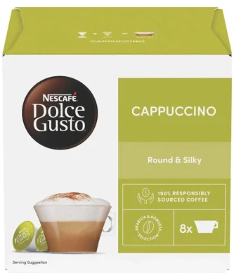 Nescafe Dolce Gusto Cappuccino Pods 8 per pack