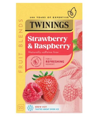 Twinings Strawberry & Raspberry Tea 20 per pack