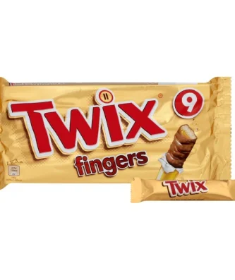 Twix Fingers Biscuits 9 per pack