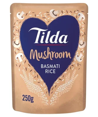 Tilda Microwave Mushroom Basmati Rice 250g