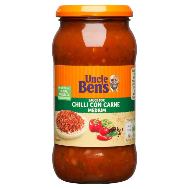 Uncle Ben's Chilli Con Carne Medium Sauce 450g - Special Offer