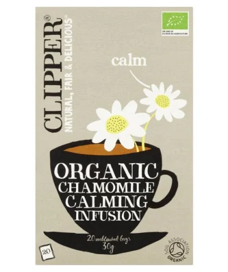 Clipper Organic Chamomile Tea Bags Infusion 20 per pack
