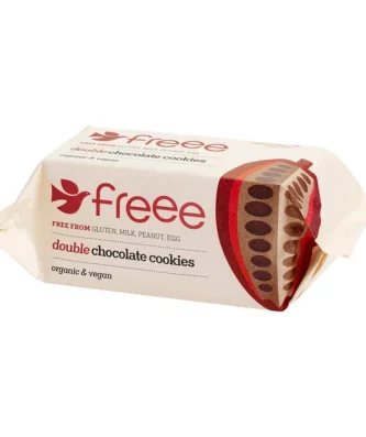 Freee Organic Gluten Free Double Chocolate Cookies 180g