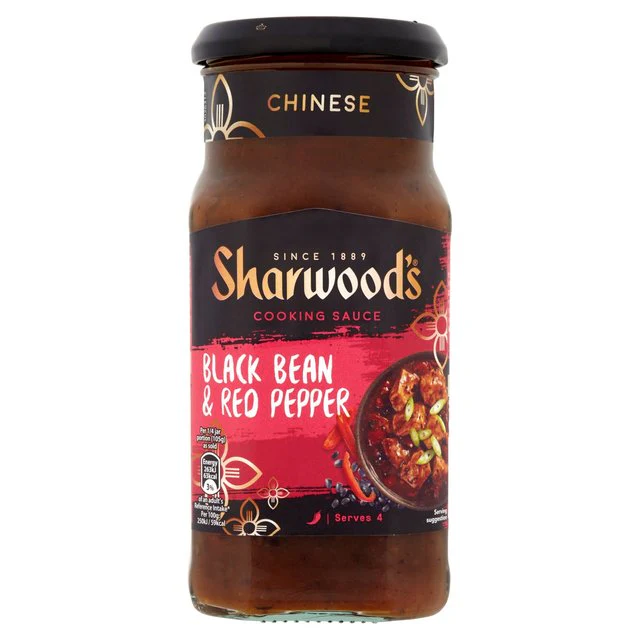 Sharwood's Stir Fry Black Bean & Red Pepper Cooking Sauce 425g
