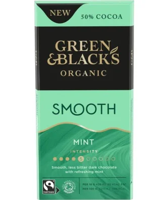 Green & Black's Mint Dark Chocolate Bar 90g